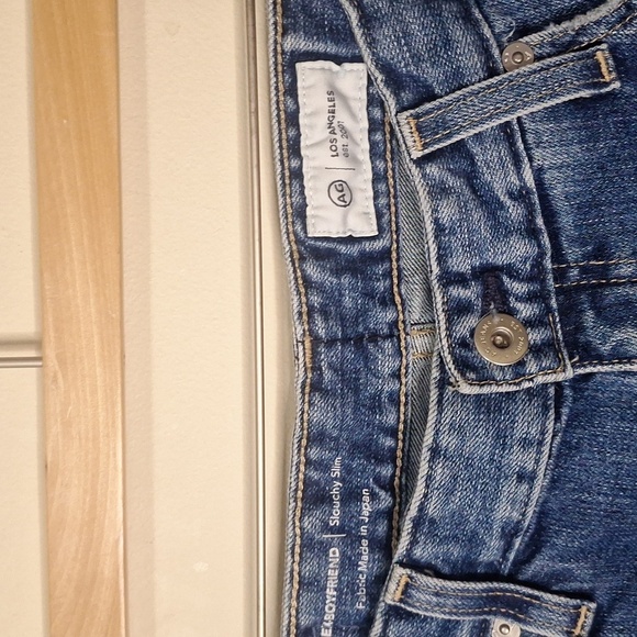 Adriano Goldschied Ex Boyfriend slouchy slim mid wash jeans Size 28 - Picture 6 of 14